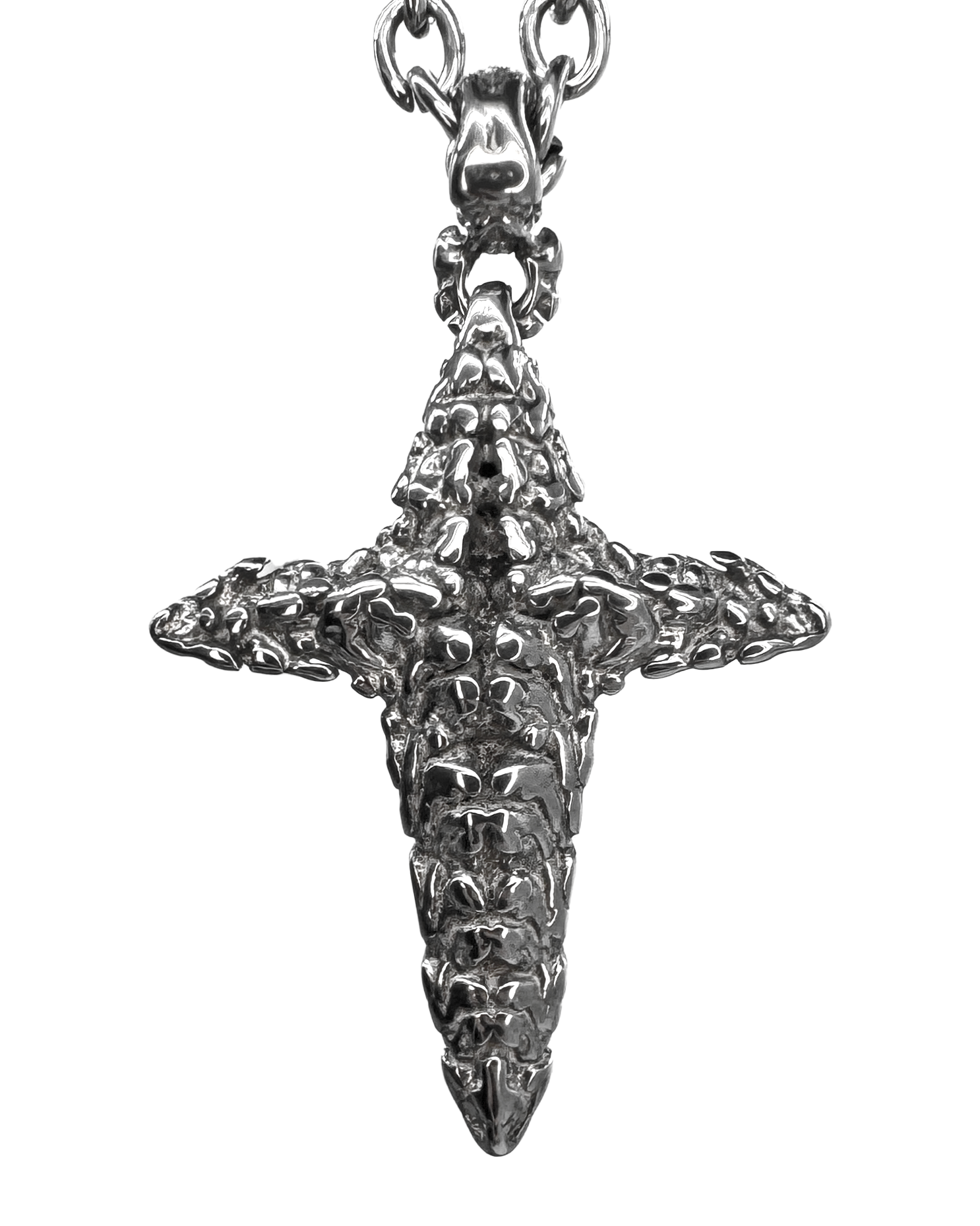 Vertebrae Cross Necklace