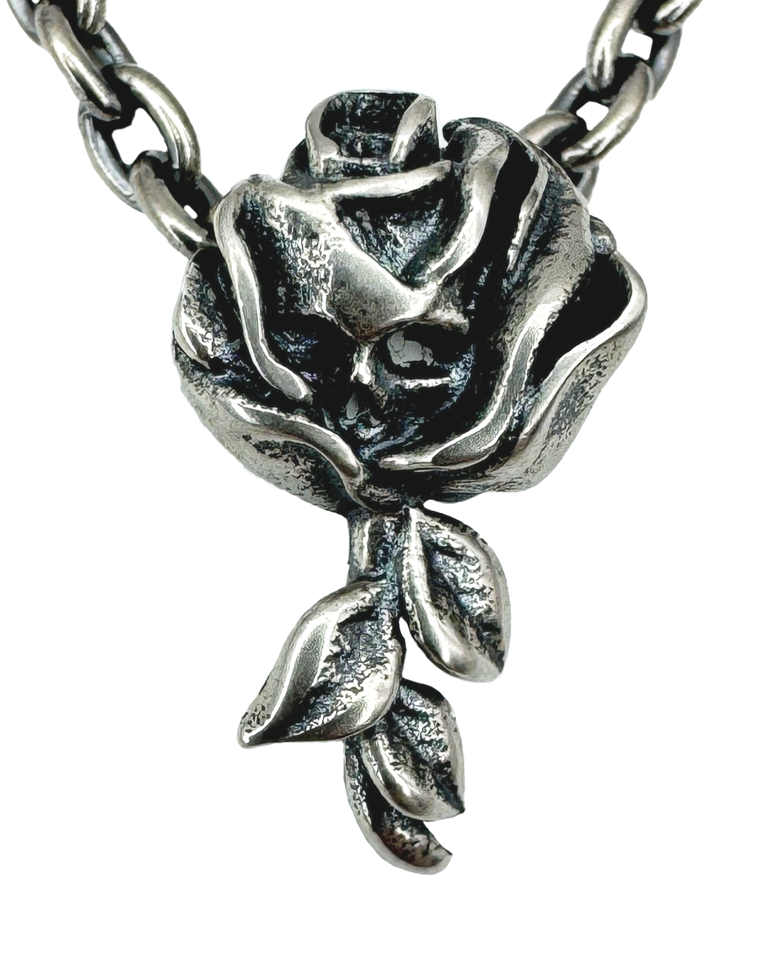 Skull Rose Necklace