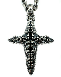 Vertebrae Cross Necklace
